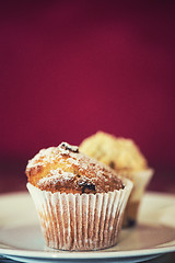 Image showing different muffins with apples