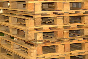 Image showing Wooden pallets