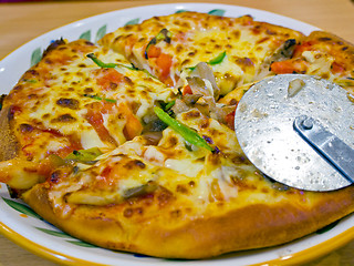Image showing American style pizza 