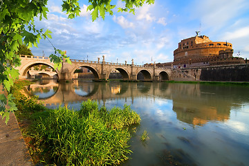 Image showing Italian bridge of Saint Angelo