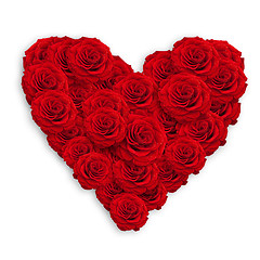 Image showing roses heart