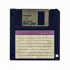 Image showing Vintage looking Floppy Disk