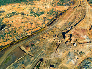 Image showing Abandoned Old Copper Extraction Sao Domingos Mine