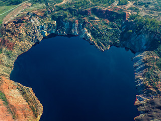 Image showing Abandoned Old Copper Extraction Sao Domingos Mine