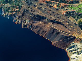 Image showing Abandoned Old Copper Extraction Sao Domingos Mine