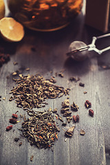 Image showing berries tea composition