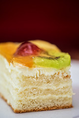 Image showing Piece of Fruit cake