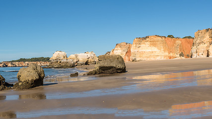 Image showing Praia da Rocha in Portimao, Algarve