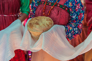 Image showing Russian old-fashioned wedding