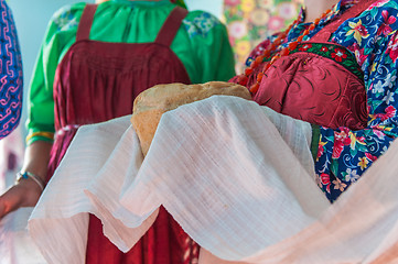 Image showing Russian old-fashioned wedding