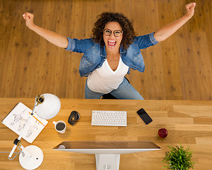 Image showing Happy Businesswoman