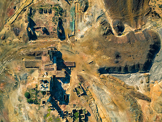 Image showing Abandoned Old Copper Extraction Sao Domingos Mine