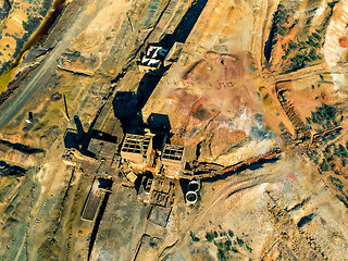 Image showing Abandoned Old Copper Extraction Sao Domingos Mine