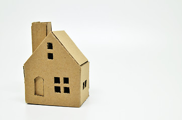 Image showing Paper house model