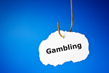 Image showing Hooked On Gambling Concept