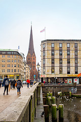 Image showing City view of Hamburg, Germany