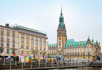 Image showing City view of Hamburg, Germany