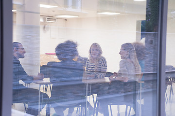 Image showing Multiethnic startup business team on meeting