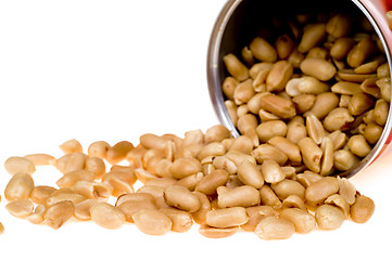 Image showing Peanuts in can