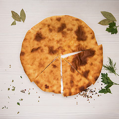 Image showing Ossetian baked pie