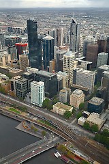 Image showing Melbourne from above