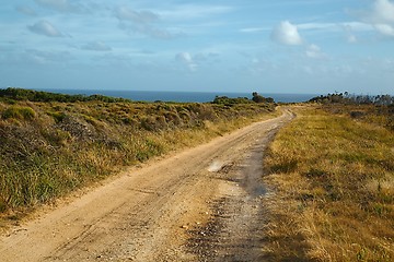 Image showing Gravel road perspective