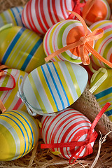 Image showing Colorful easter eggs 