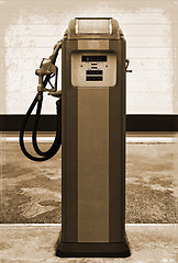 Image showing vintage gasoline station