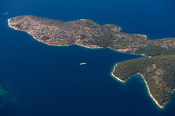 Image showing Croatia aerial view