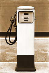 Image showing vintage gasoline pump