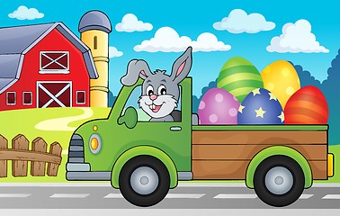 Image showing Truck with Easter eggs theme image 2