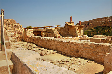 Image showing Ruins of Knossos Palace in Crete