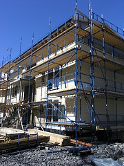 Image showing house under construction