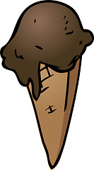 Image showing Ice cream cone