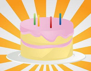 Image showing Birthday cake