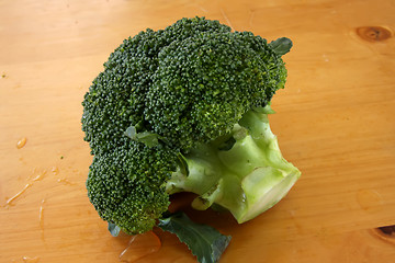 Image showing Fresh raw brocolli