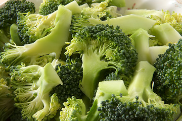 Image showing Broccoli pieces