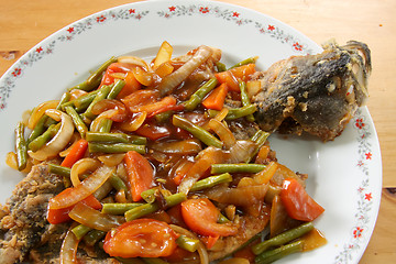 Image showing Chinese fried fish