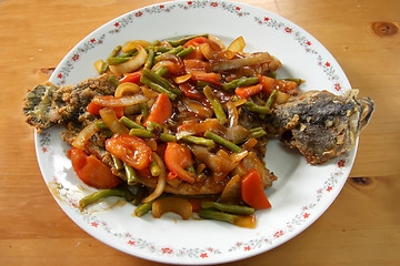 Image showing Chinese fried fish