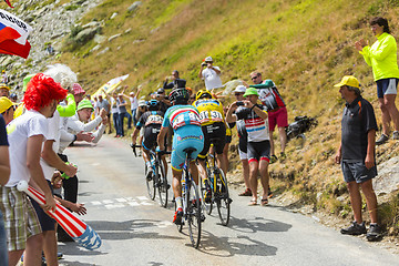 Image showing Porte, Froome and Nibali on the Mountains Roads - Tour de France