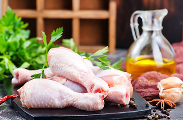 Image showing raw chicken legs