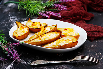 Image showing baked pears