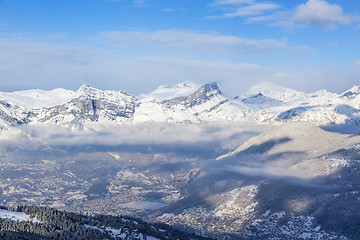 Image showing The Alps in Winter