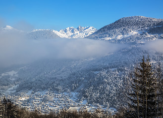 Image showing The Alps in Winter