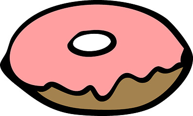 Image showing Glazed donut