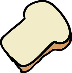 Image showing Slice of bread