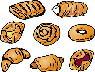 Image showing Pastries illustration