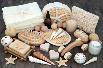 Image showing Natural Skincare and Spa Products