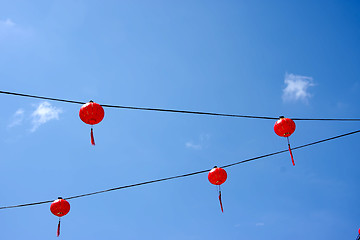 Image showing Chinese lanterns