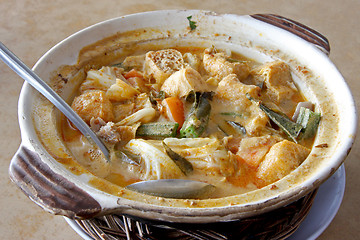 Image showing Fish head curry